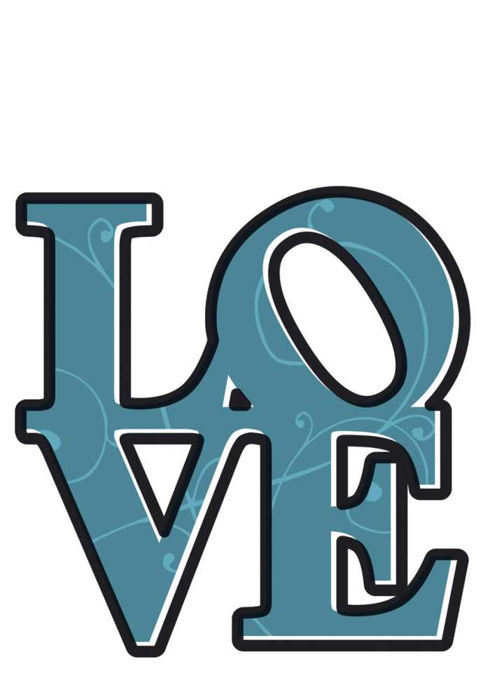 Wandtattoo Love