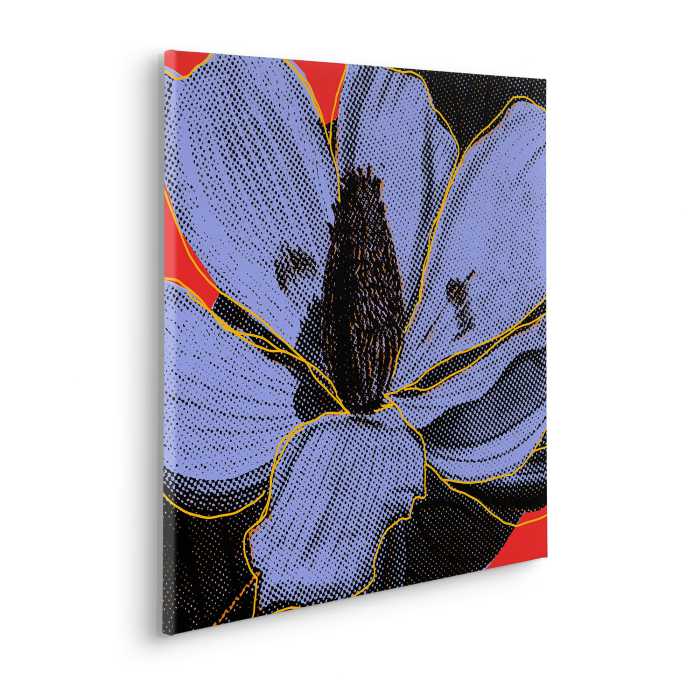 Vlies Bild auf Keilrahmen/ Echtholzrahmen Mauve Fusion