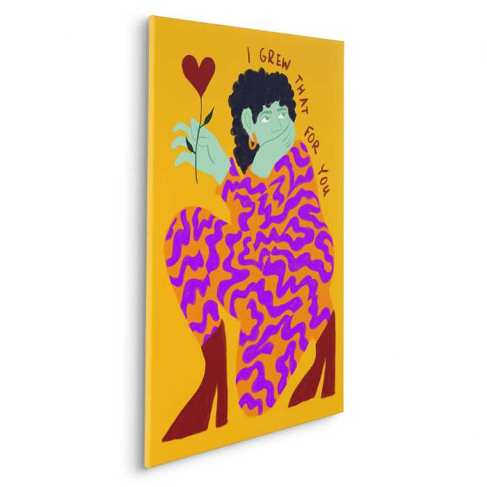 Vlies Bild auf Keilrahmen/ Echtholzrahmen For You