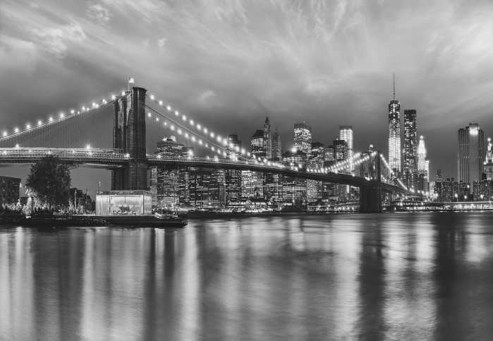 Fototapete Brooklyn B/W