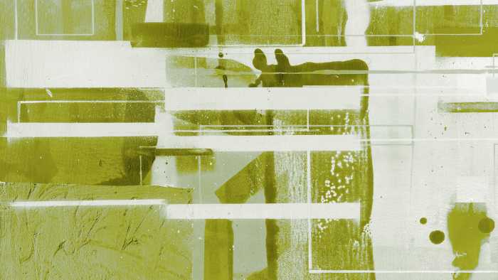 Digitaldrucktapete Bars Floating olive