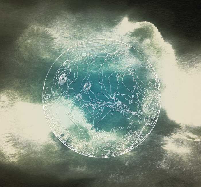 Digitaldrucktapete Surreal Planet