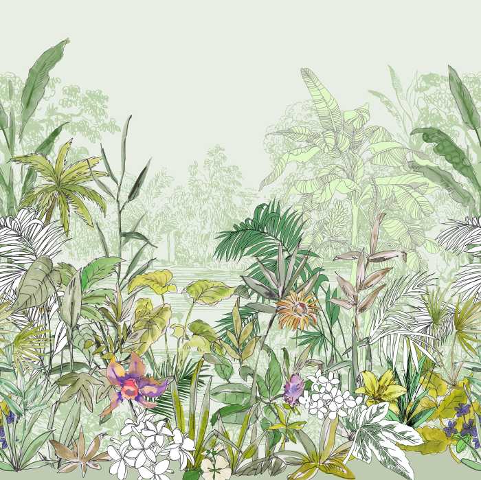 Digitaldrucktapete Hortus