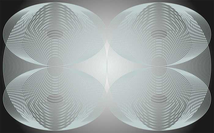 Digitaldrucktapete Eyes Wide Open Quartett ice-grey