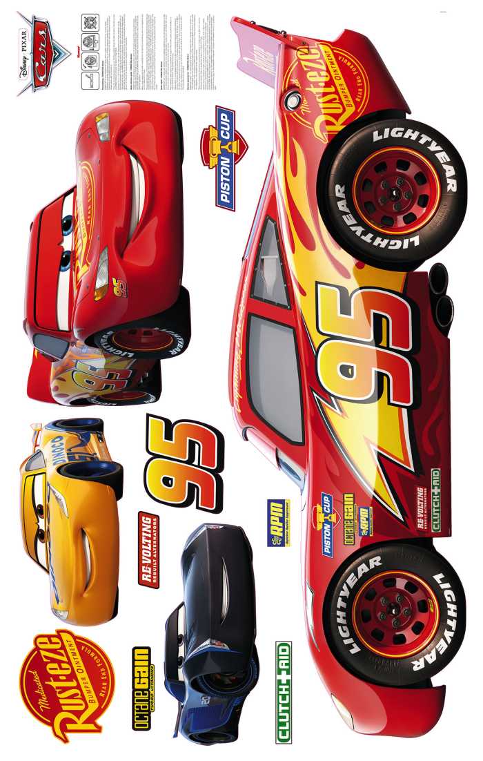 Wandtattoo Cars XXL