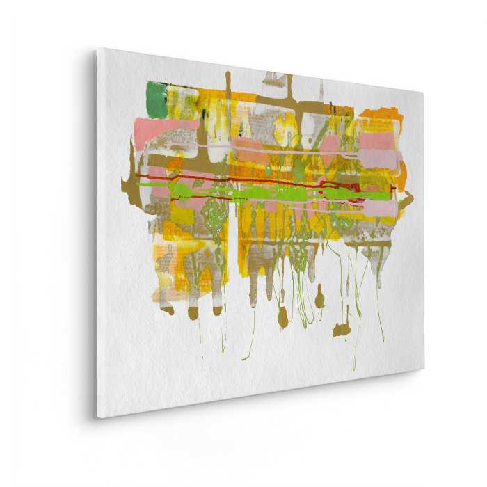 Vlies Bild auf Keilrahmen/ Echtholzrahmen Welcome Amy