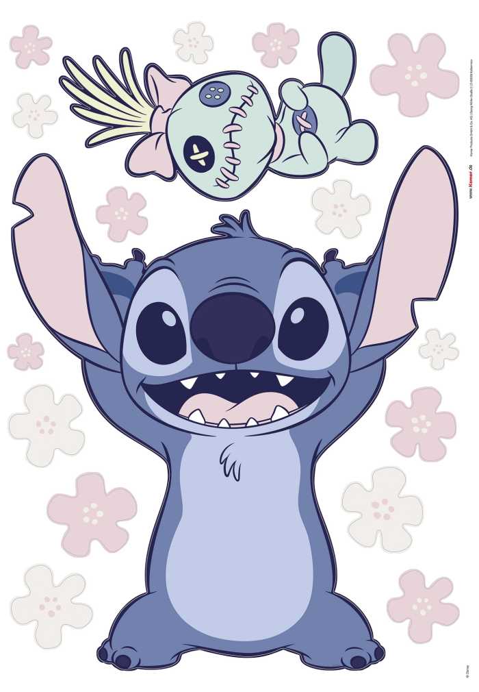 Wandtattoo Disney Lilo and Stitch Lifesize