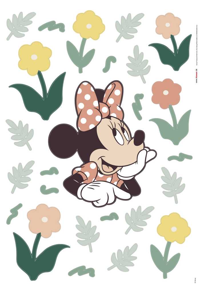 Wandtattoo Disney Minnie Mouse Beauty in Bloom