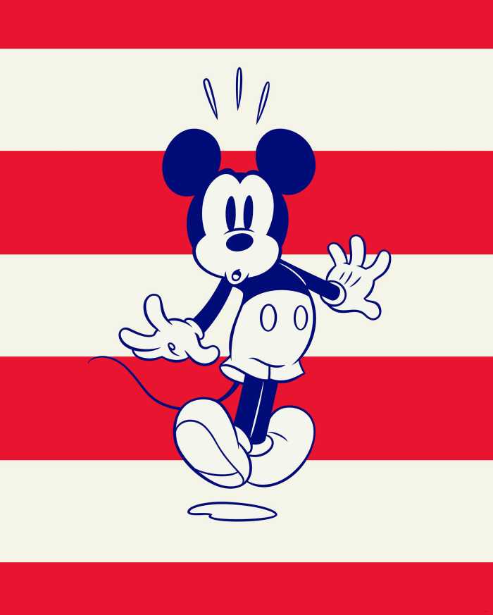 Digitaldrucktapete Mickey Vibrant