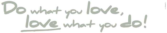Wandtattoo Do what you love