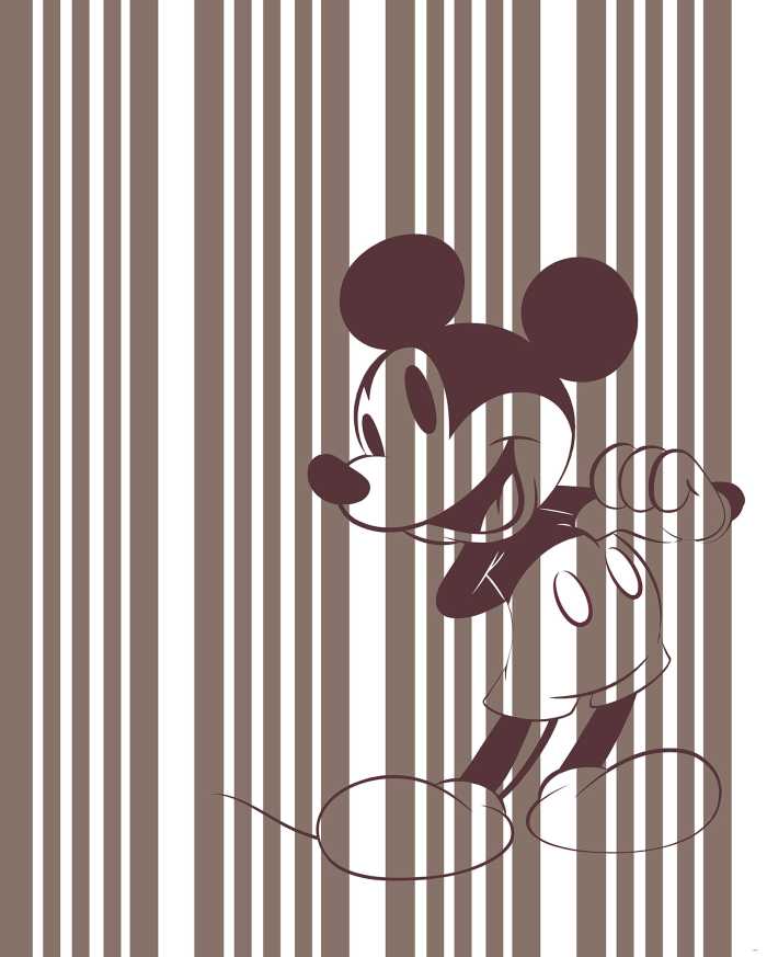 Digitaldrucktapete Mickey Tone-on-Tone