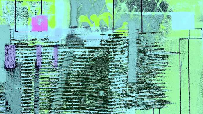 Premium Vlies Rhombus Hiding mint-green