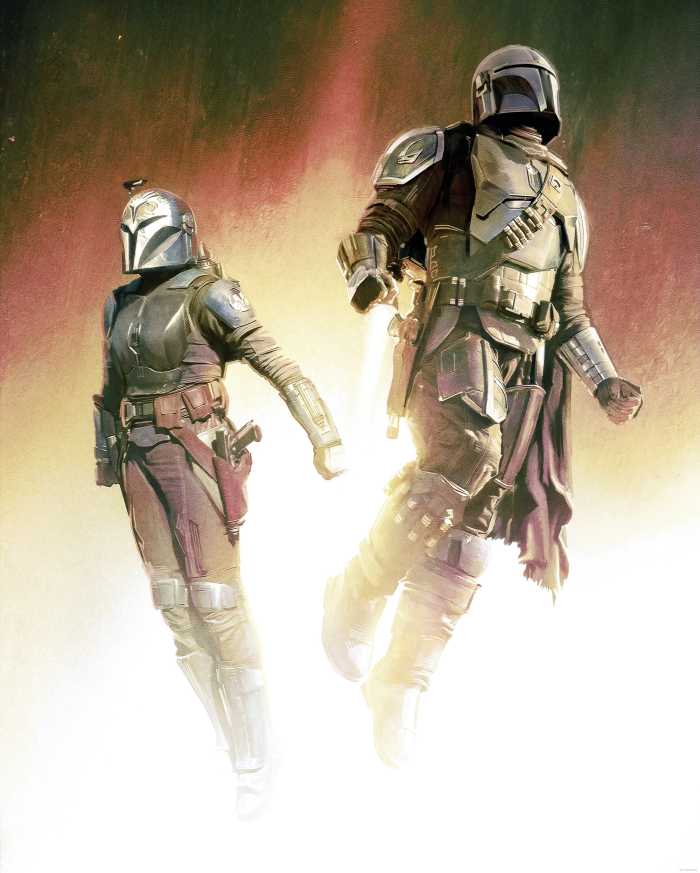 Digitaldrucktapete Star Wars The Mandalorian Flight