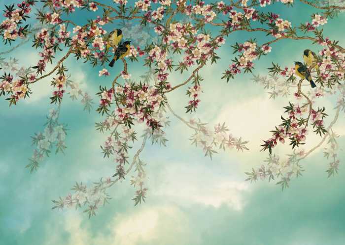 Digitaldrucktapete Sakura