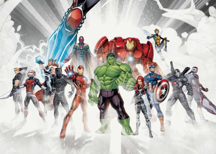 Digitaldrucktapete Avengers Unite