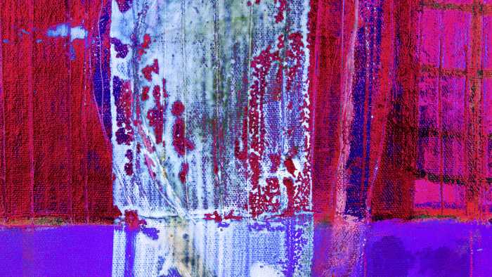 Digitaldrucktapete Shore Reflecting pink-violett