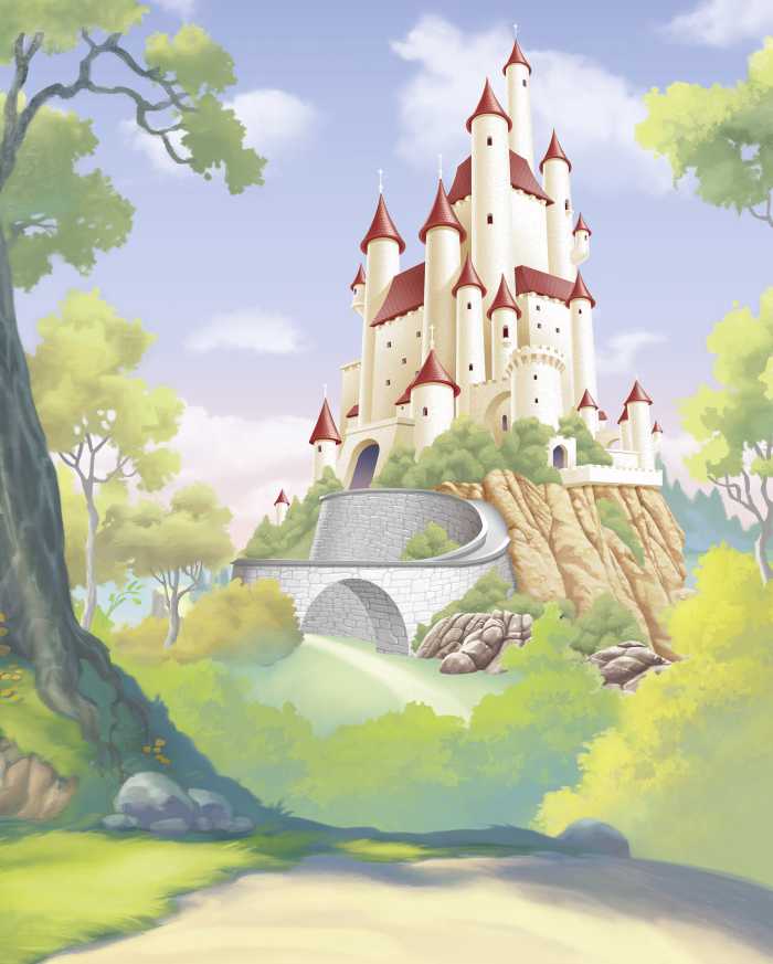 Digitaldrucktapete Disney Princess Snow White Castle