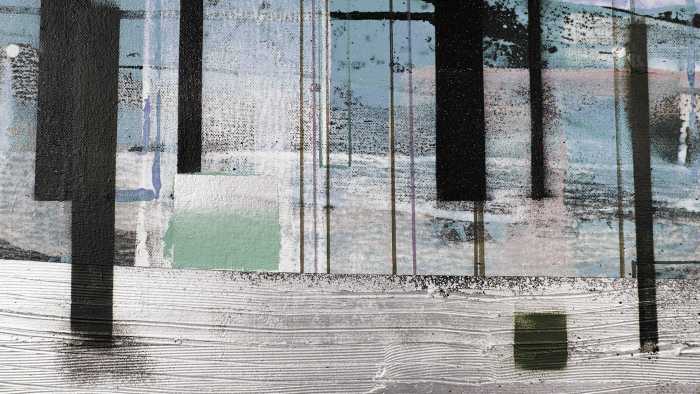 Premium Vlies Horizon Blazing grey-ice