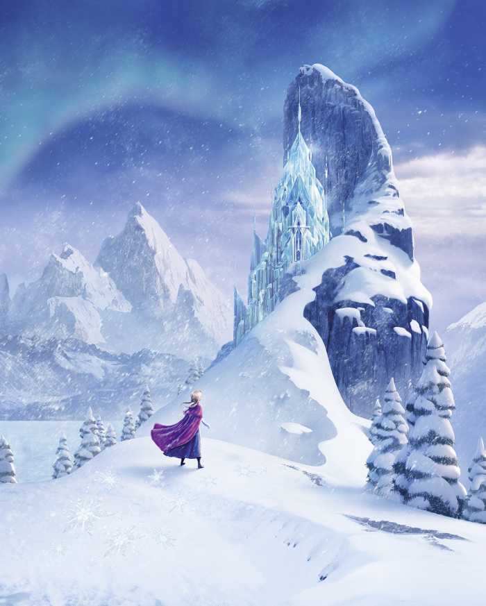 Digitaldrucktapete Disney Frozen Ice Castle