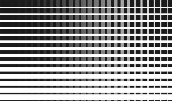 Digitaldrucktapete Griddy whiteblack-grey