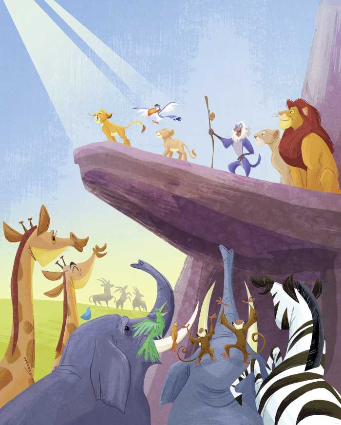 Digitaldrucktapete Disney The Lion King Classic Long Live the King