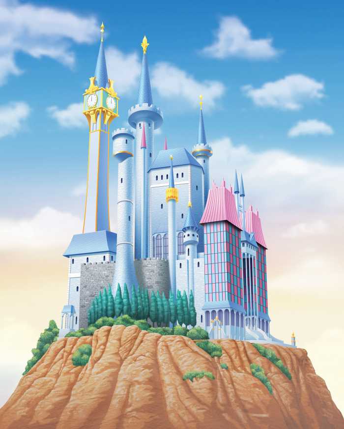 Digitaldrucktapete Disney Princess Cinderella Castle