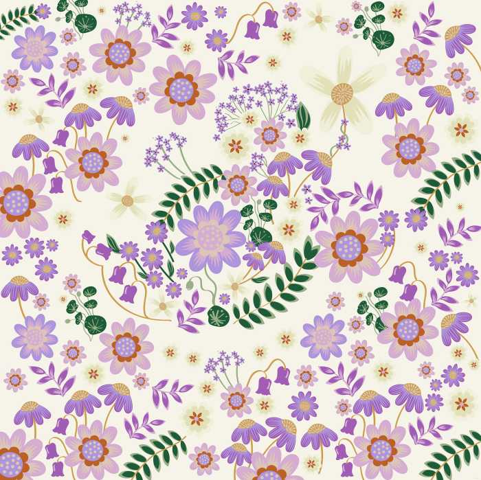 Digitaldrucktapete Disney Minnie Mouse Gardening Club Beige