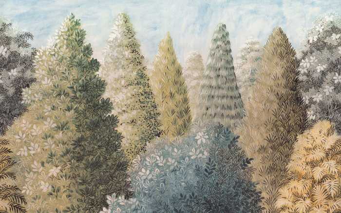 Digitaldrucktapete Painted Woods