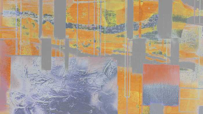 Premium Vlies Squares Dropping orange