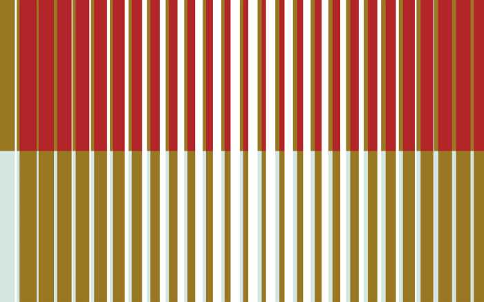 Digitaldrucktapete Lamello Mezzo Differ cognac-icered