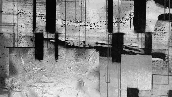 Premium Vlies Squares Dropping grey