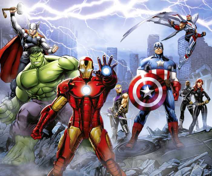 Digitaldrucktapete Marvel Avengers Ultimate Warriors