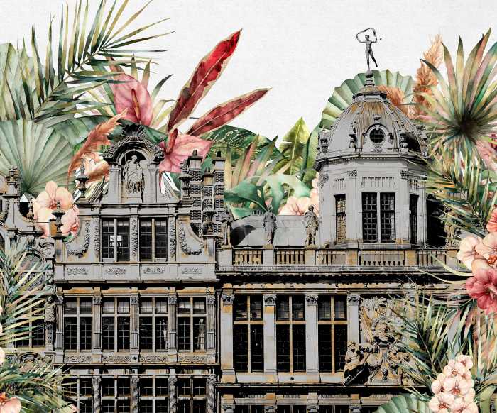Digitaldrucktapete Tropical Palace