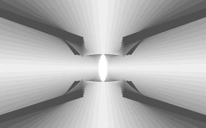 Premium Vlies Auroville Eye grey