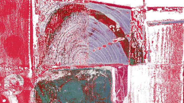 Digitaldrucktapete Gates Opening red-petrol