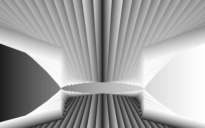Digitaldrucktapete Auroville Space lightblack