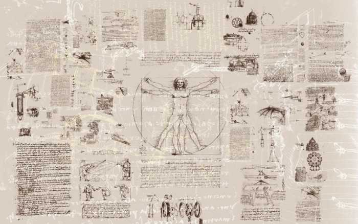 Digitaldrucktapete Da Vinci