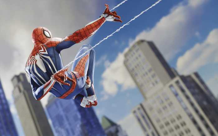 Digitaldrucktapete Marvel Spider-Man Spider Web Shooting