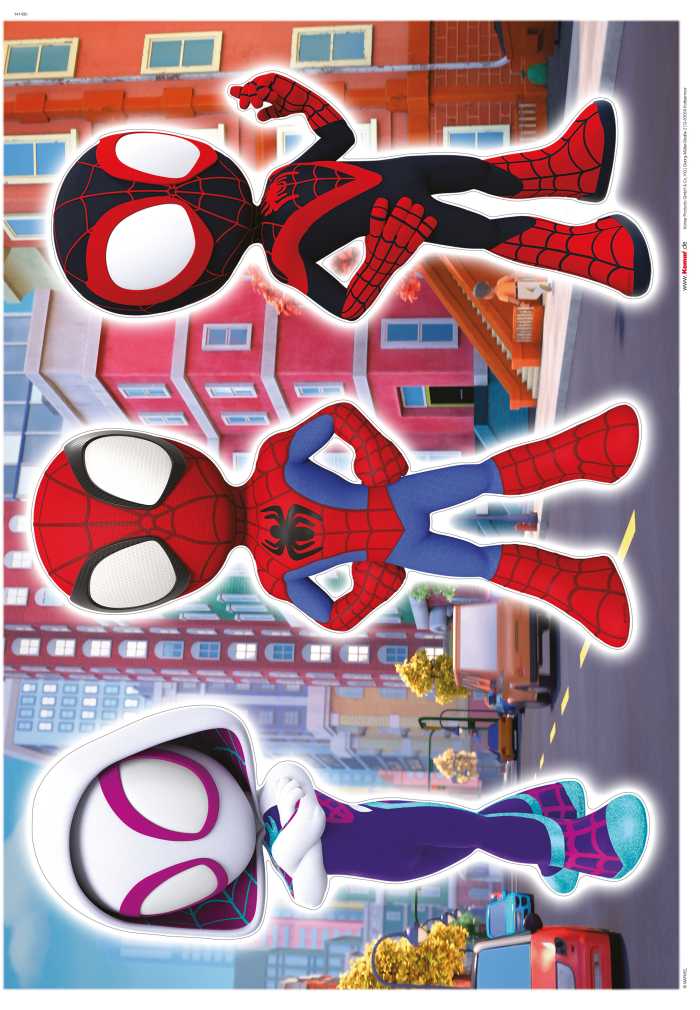 Wandtattoo Spidey and His Amazing Friends Trio