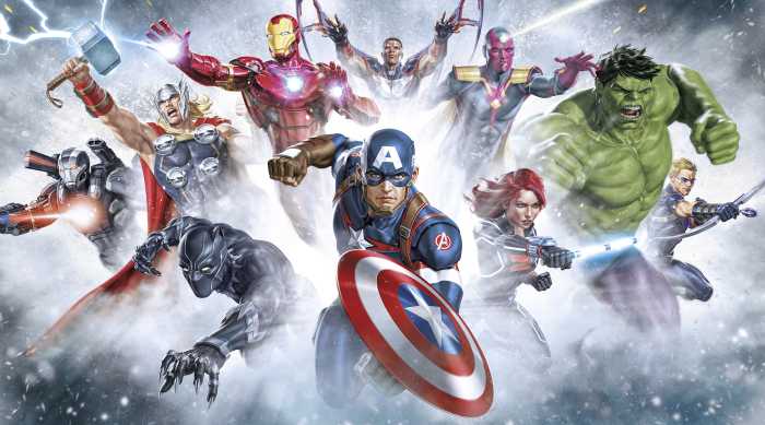 Digitaldrucktapete Marvel Avengers Strike