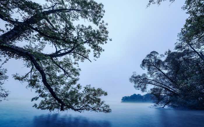 Digitaldrucktapete Blue Waters