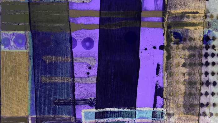 Digitaldrucktapete Routes Fitting darkblue-apricot