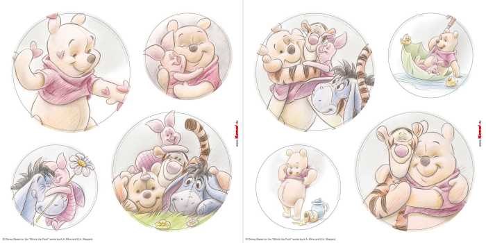 Fenstersticker Winnie the Pooh Wonderful Bubbles