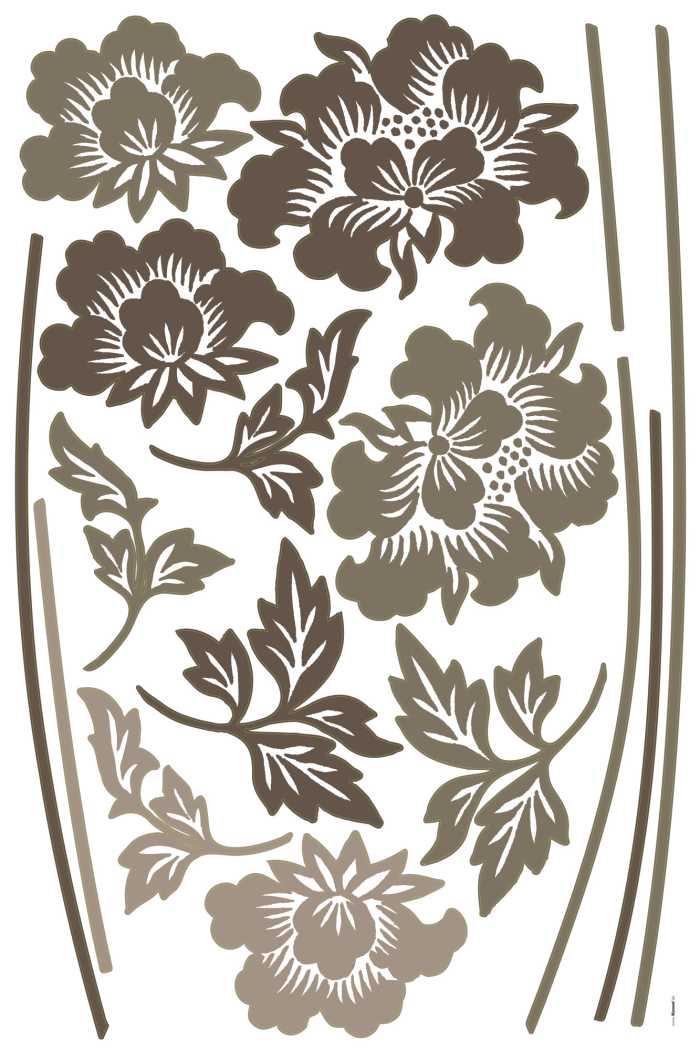 Wandtattoo Flower