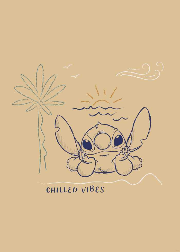 Poster Disney Lilo and Stitch Chilled Vibes