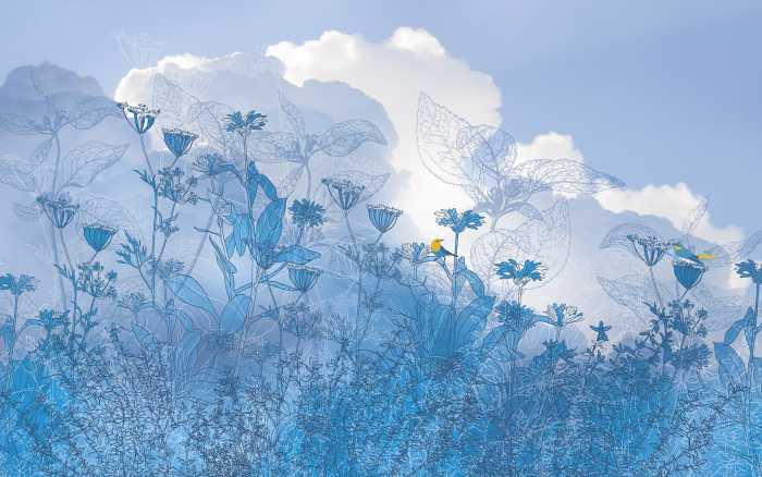 Digitaldrucktapete Blue Sky II