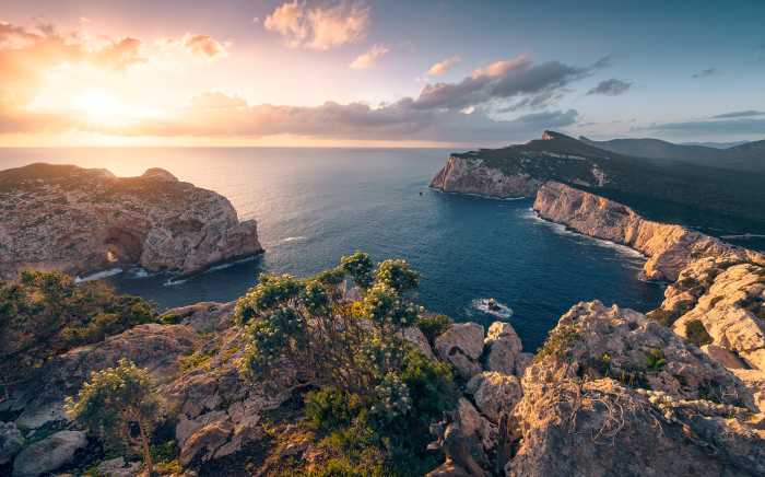 Digitaldrucktapete Mediterranes Spektakel