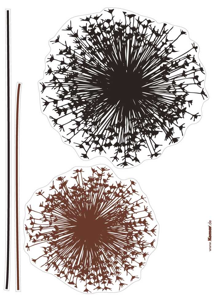 Wandtattoo Pusteblume