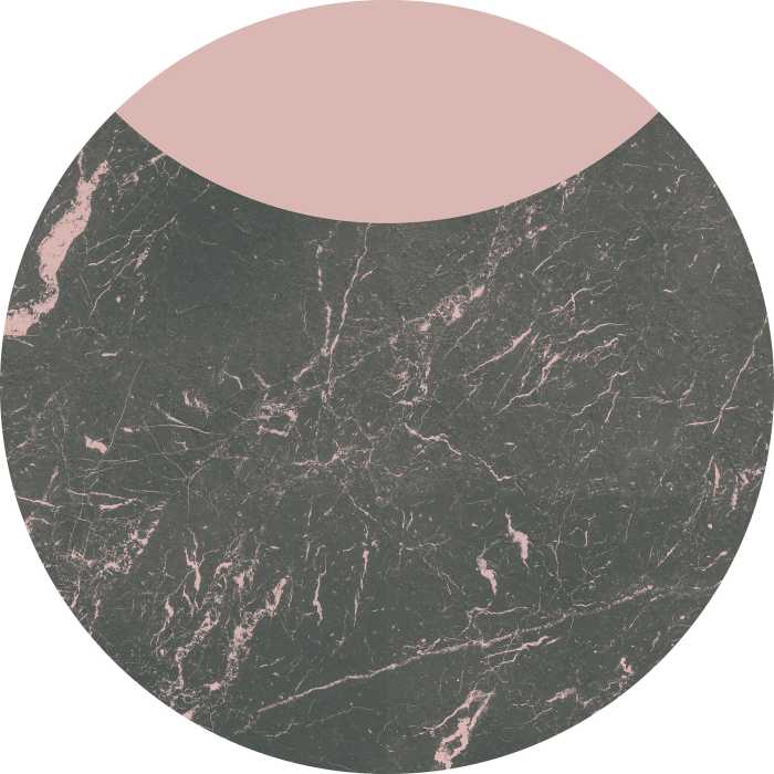 Runde Fototapete Stripe Marmor