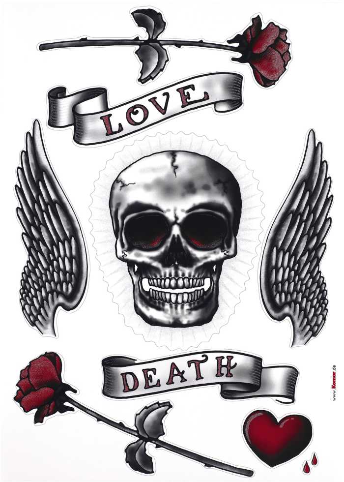 Wandtattoo Calavera